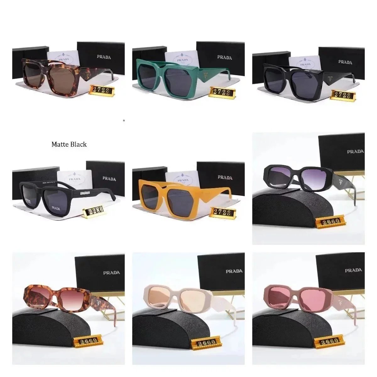 Prada Sunglasses in Various Colors and Styles