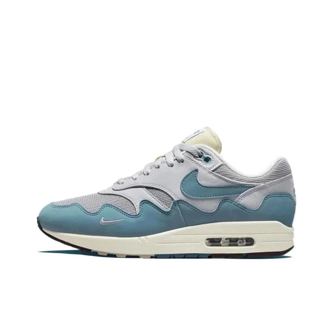Nike Air Max 1 Grey and Blue Sneakers