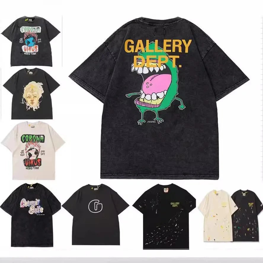 Gallery Dept. Black Graphic T-Shirt