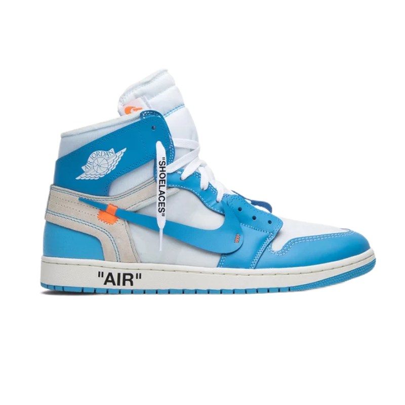 Off-White x Nike Air Jordan 1 High 'The Ten' White Sneakers - 12