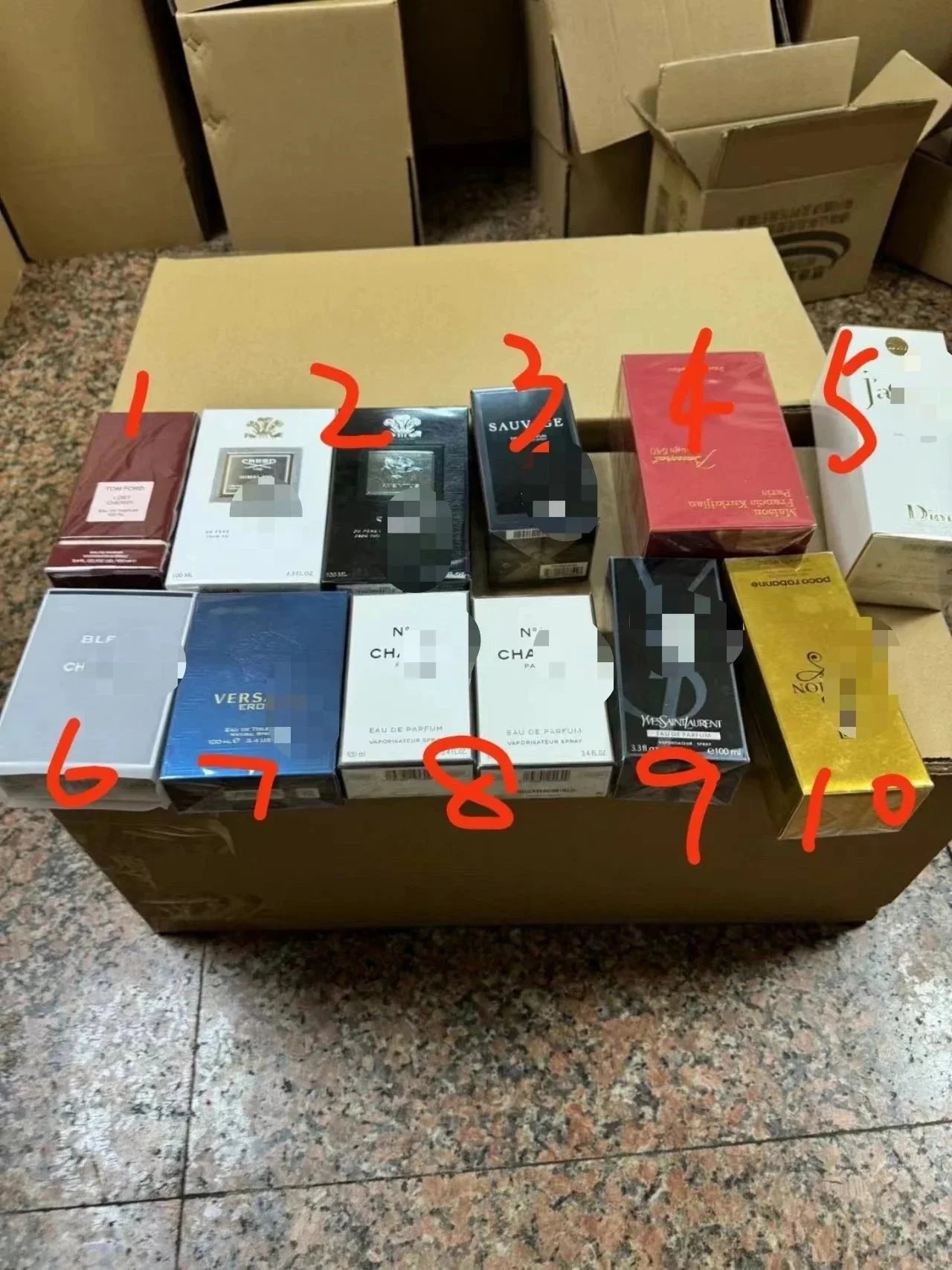 Assorted Designer Perfume Collection