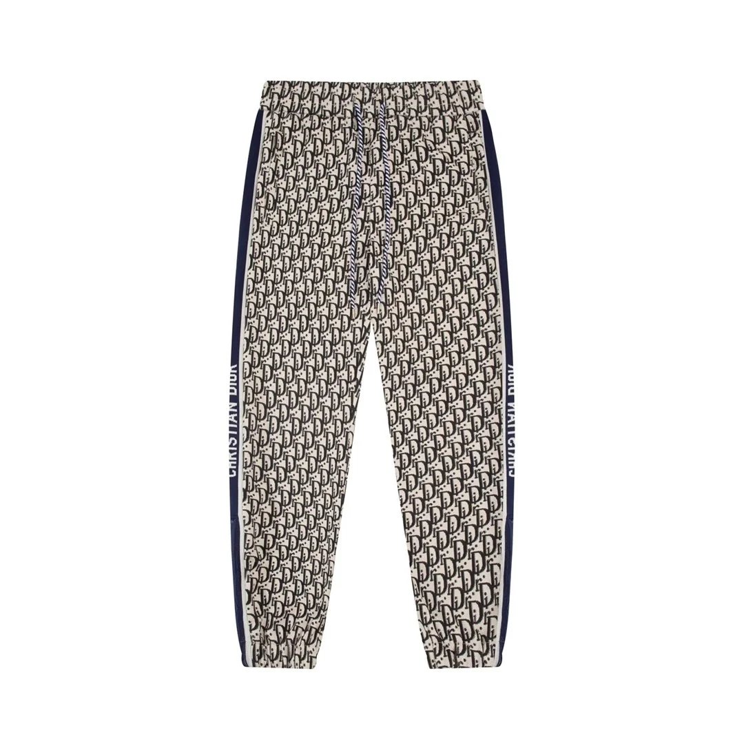 Christian Dior White Patterned Track Pants