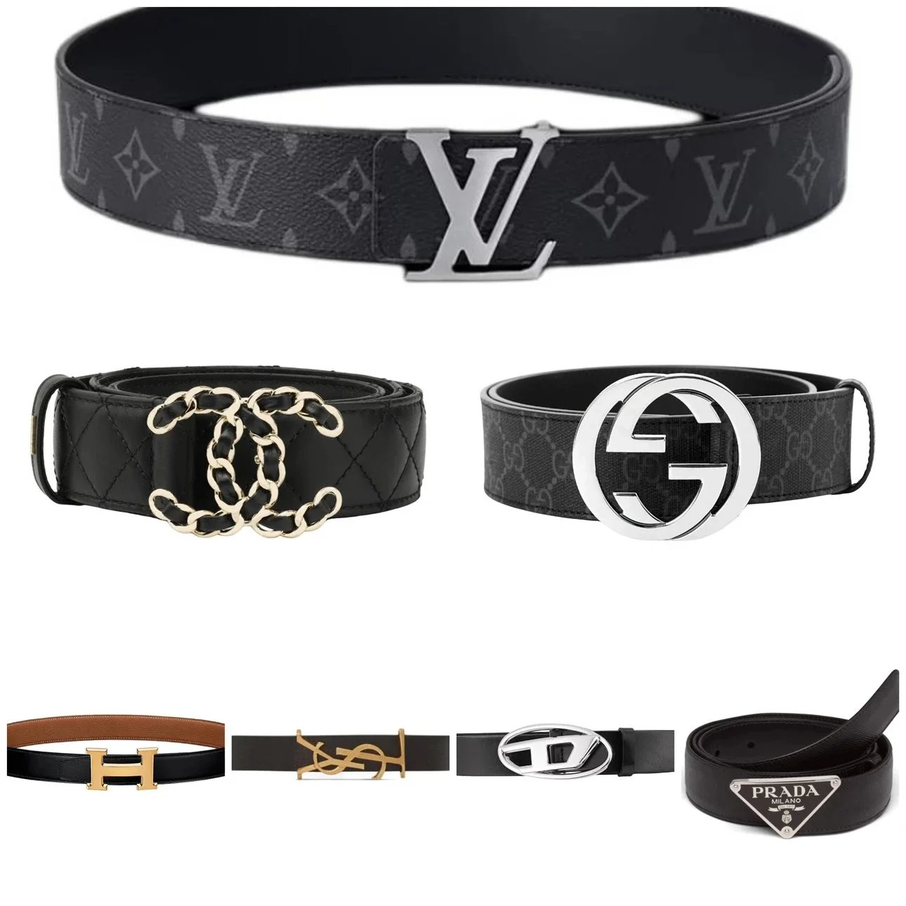 Louis Vuitton Black Monogram Belt