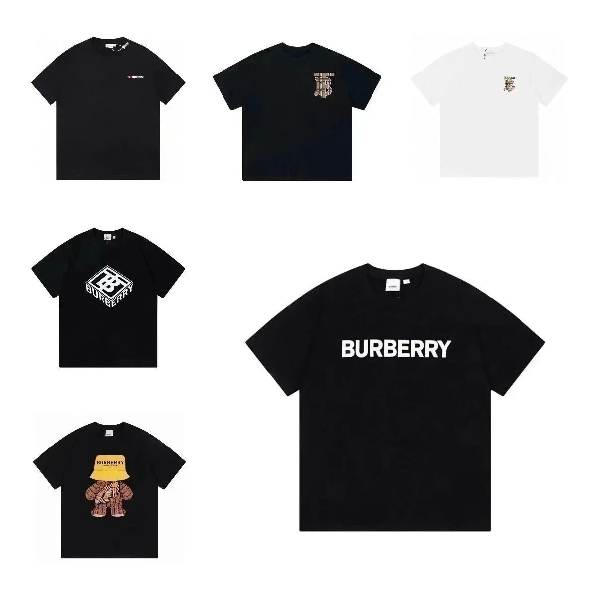 Burberry Black Short Sleeve T-Shirt