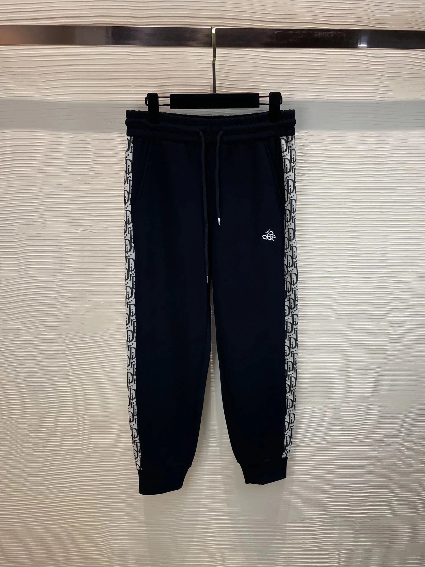 Dior Black Side Stripe Track Pants