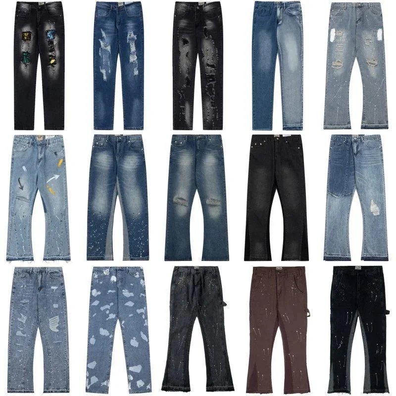 Distressed Denim Jeans Collection