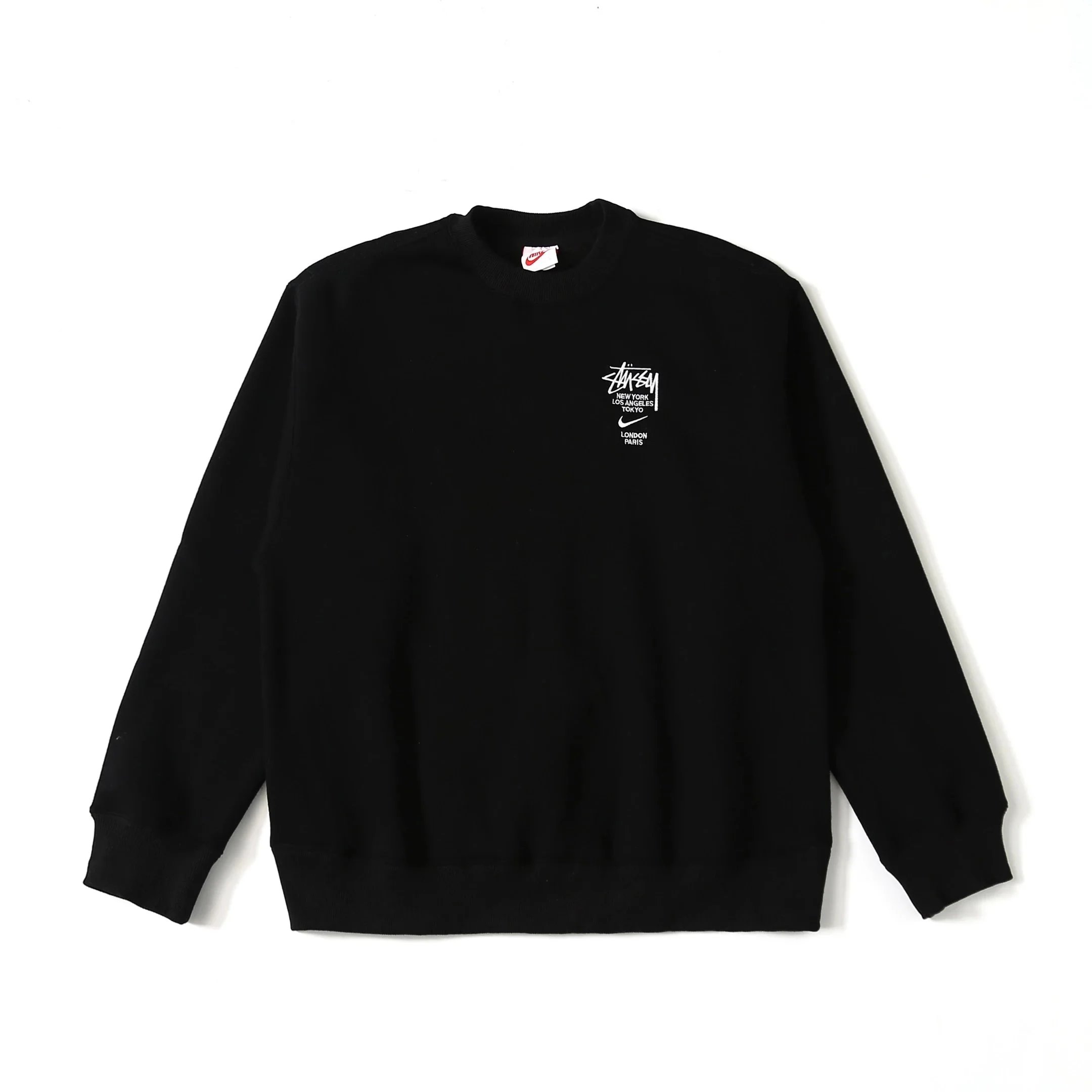 Stussy Black Crewneck Sweatshirt