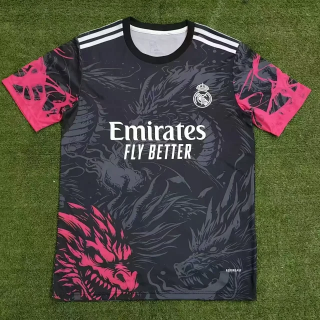 Real Madrid Football Jerseys Graphic dragon jersey product detail image 37
