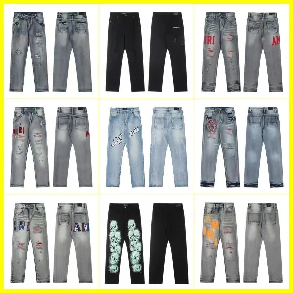 Amiri Distressed Denim Jeans