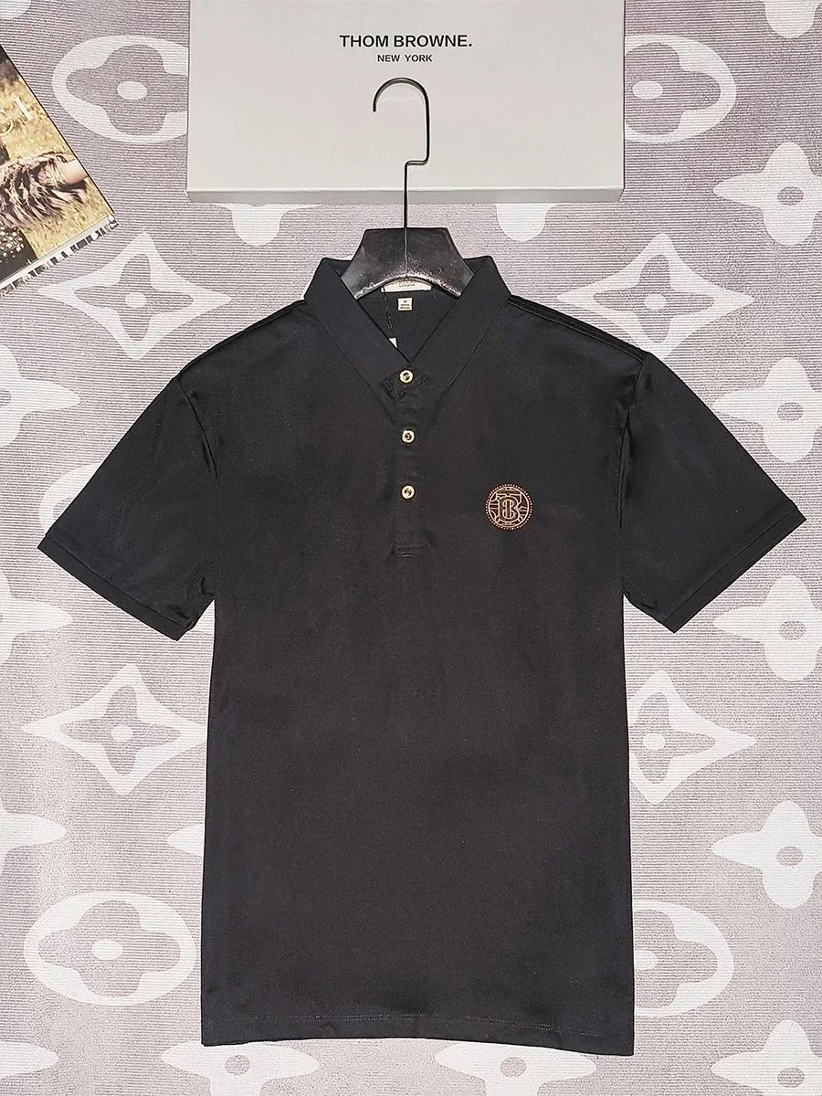 Thom Browne Black Polo Shirt