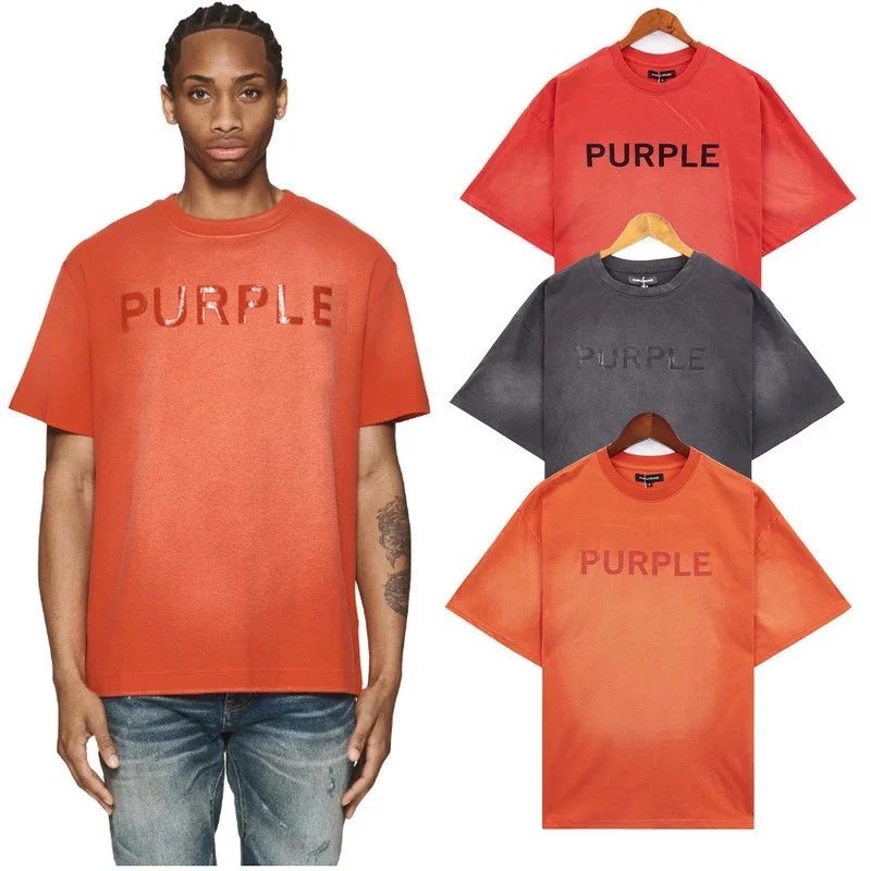 Purple Orange Short Sleeve T-Shirt
