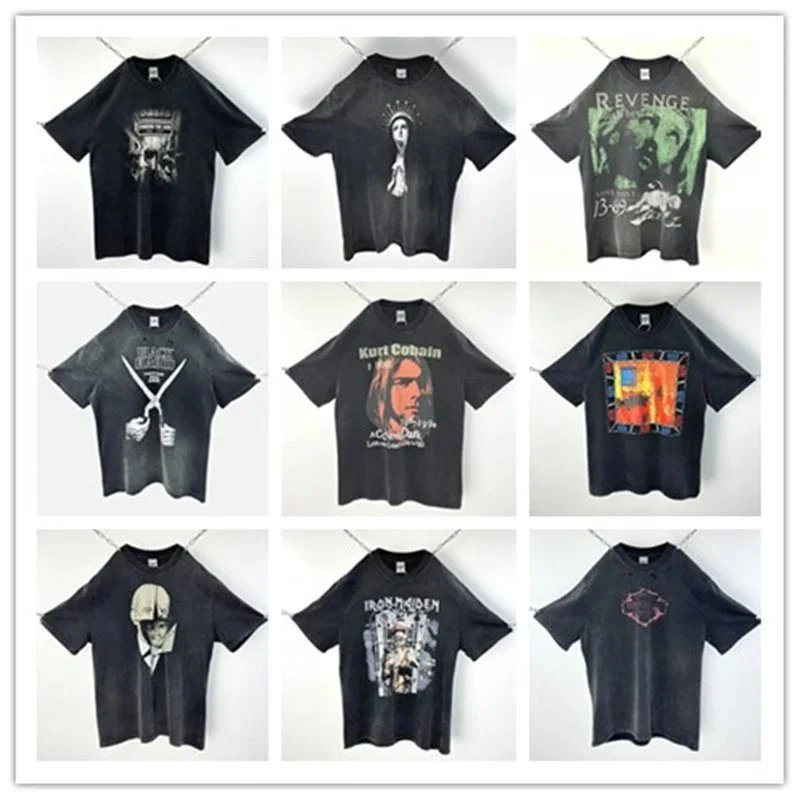 Black Graphic Print T-Shirt Collection