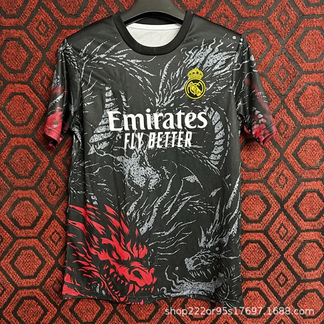 Real Madrid Football Jerseys Graphic dragon jersey product detail image 34