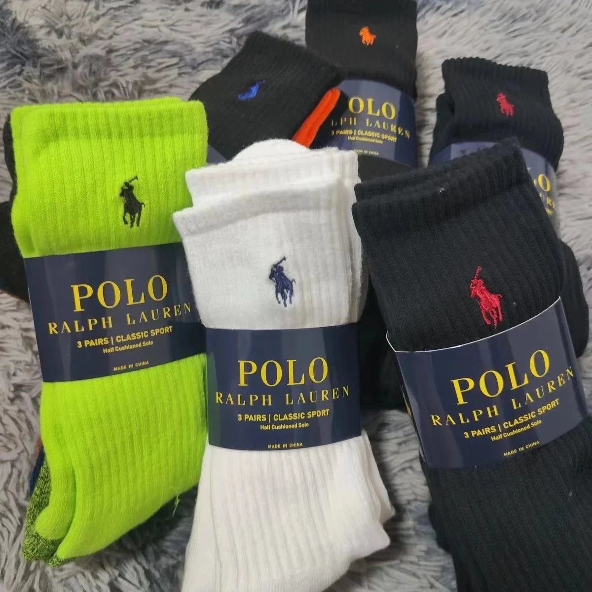 Polo Ralph Lauren 3 Pairs Classic Sport Socks