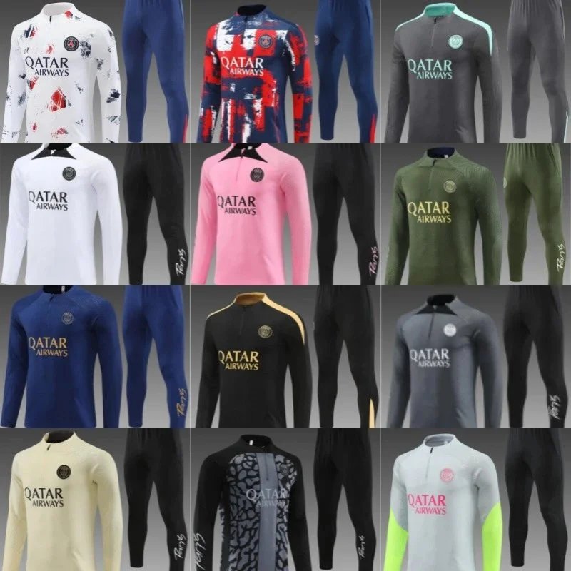 Paris Saint-Germain Multi-Color Long Sleeve Tracksuits