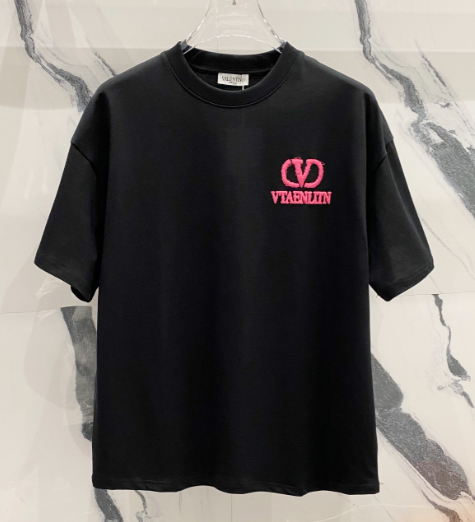 Valentino Black Short Sleeve T-Shirt