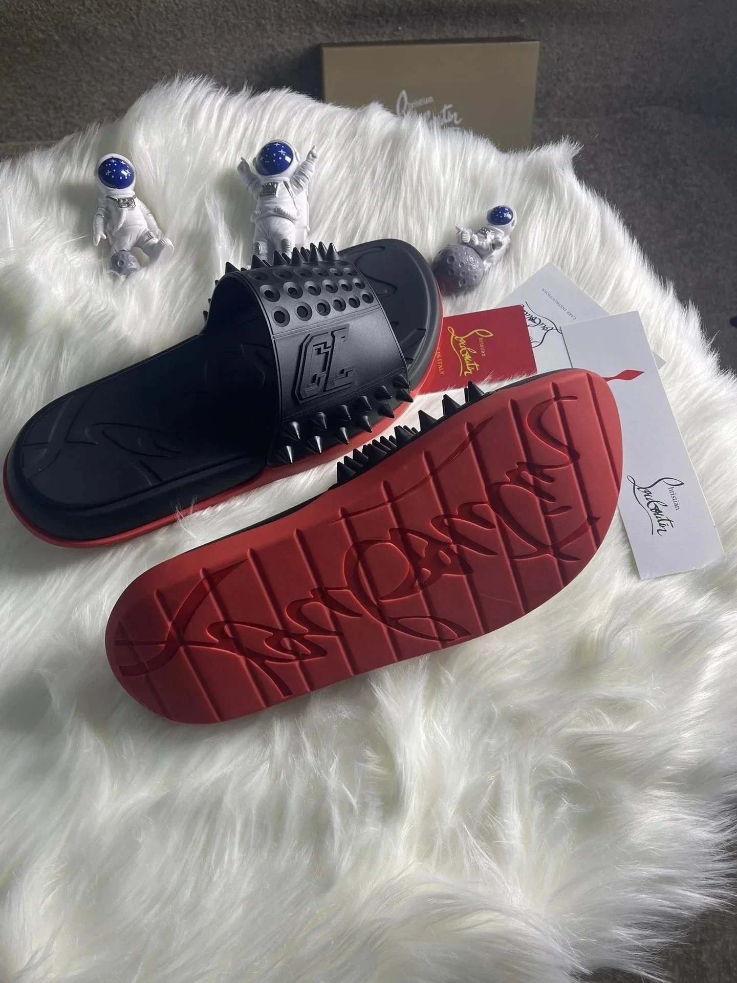 Christian Louboutin Slippers Spiked Slide — 6