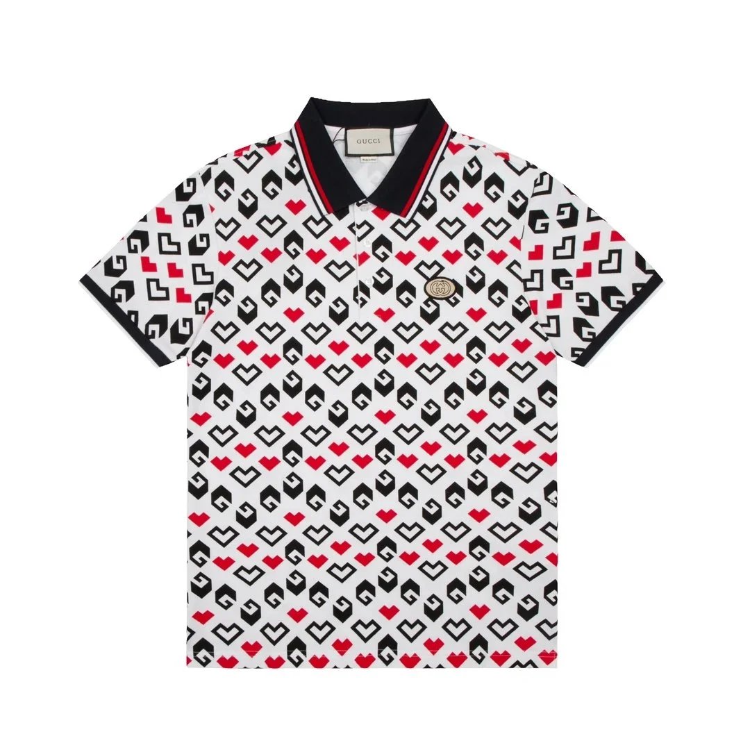 Gucci White Short Sleeve Polo