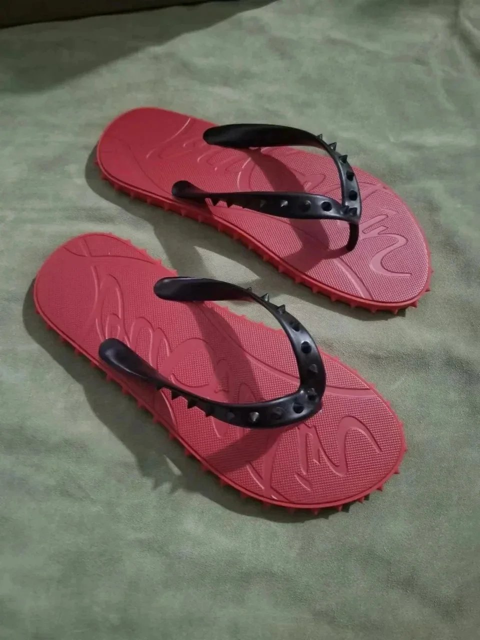 Christian Louboutin Slippers Spiked Slide — 8