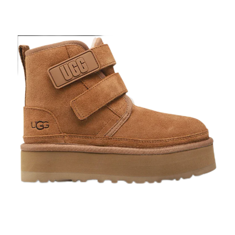 UGG Neumel Platform Strap Boots Chestnut Snow Boots