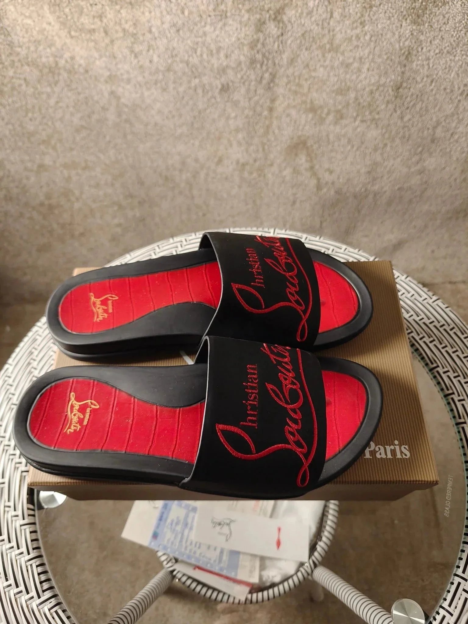 Christian Louboutin Slippers Spiked Slide — 18