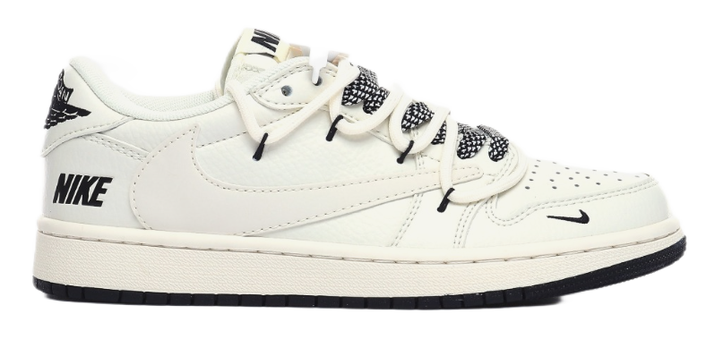 Nike x A Bathing Ape Air Jordan 1 Low 'Bapesta' Navy Beige Sneakers - 15