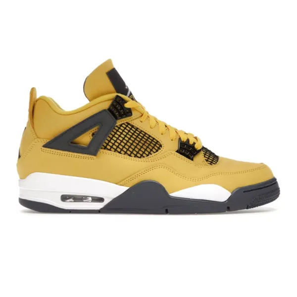 Off-White x Nike Air Jordan 4 'Sail' Sneakers - 14