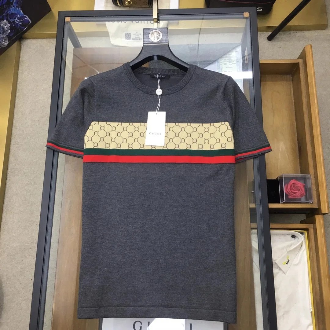 Gucci Grey Short Sleeve T-Shirt