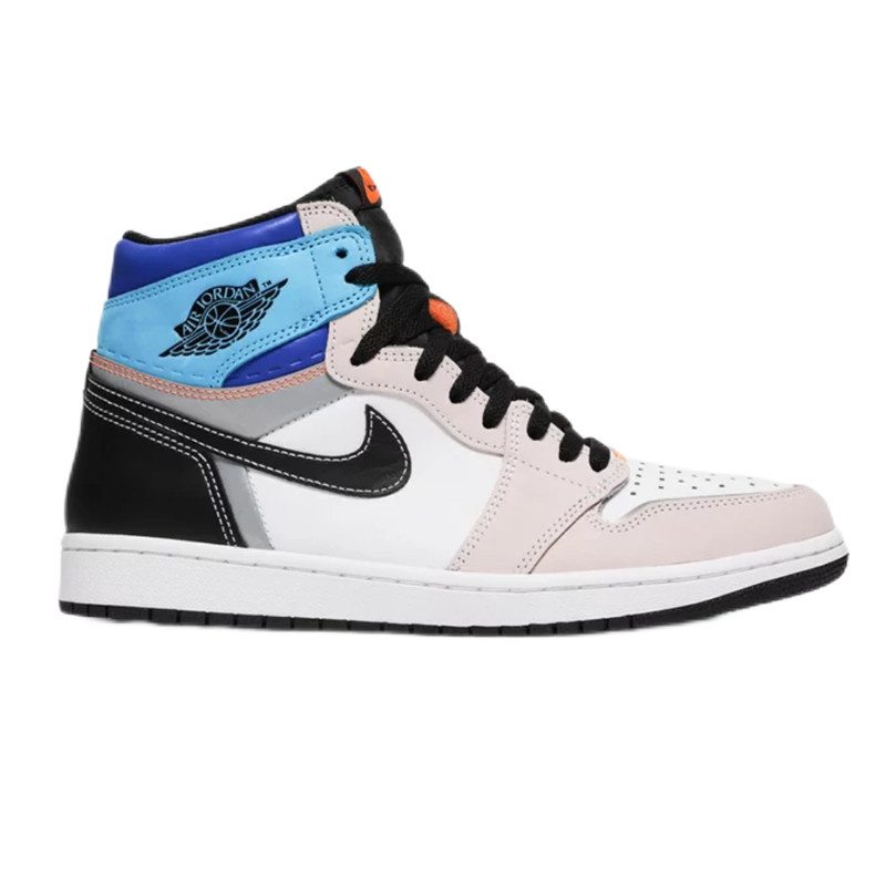 Off-White x Nike Air Jordan 1 High 'The Ten' White Sneakers - 26