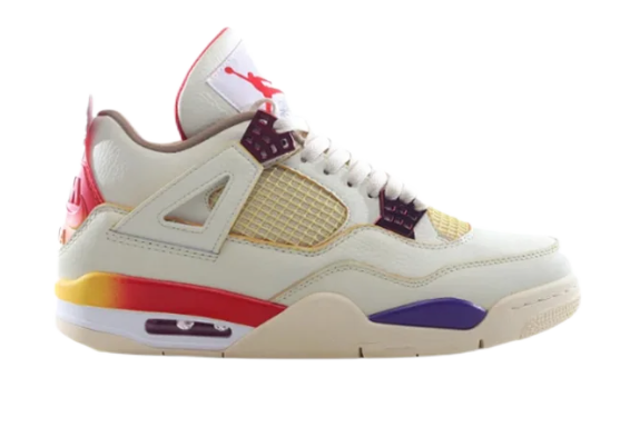 Off-White x Air Jordan 4 Sail Sneakers - 16