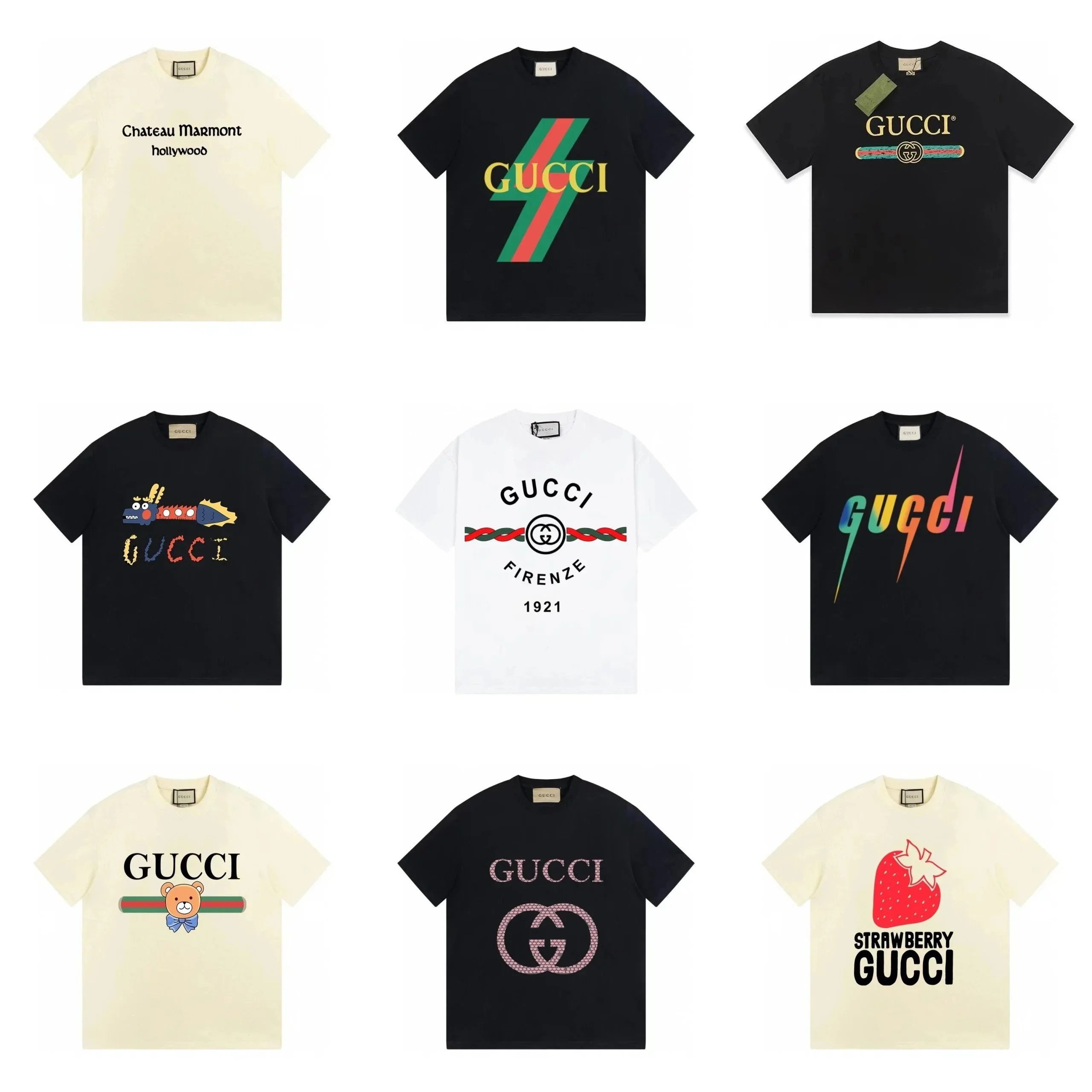 Gucci Black Short Sleeve T-Shirt