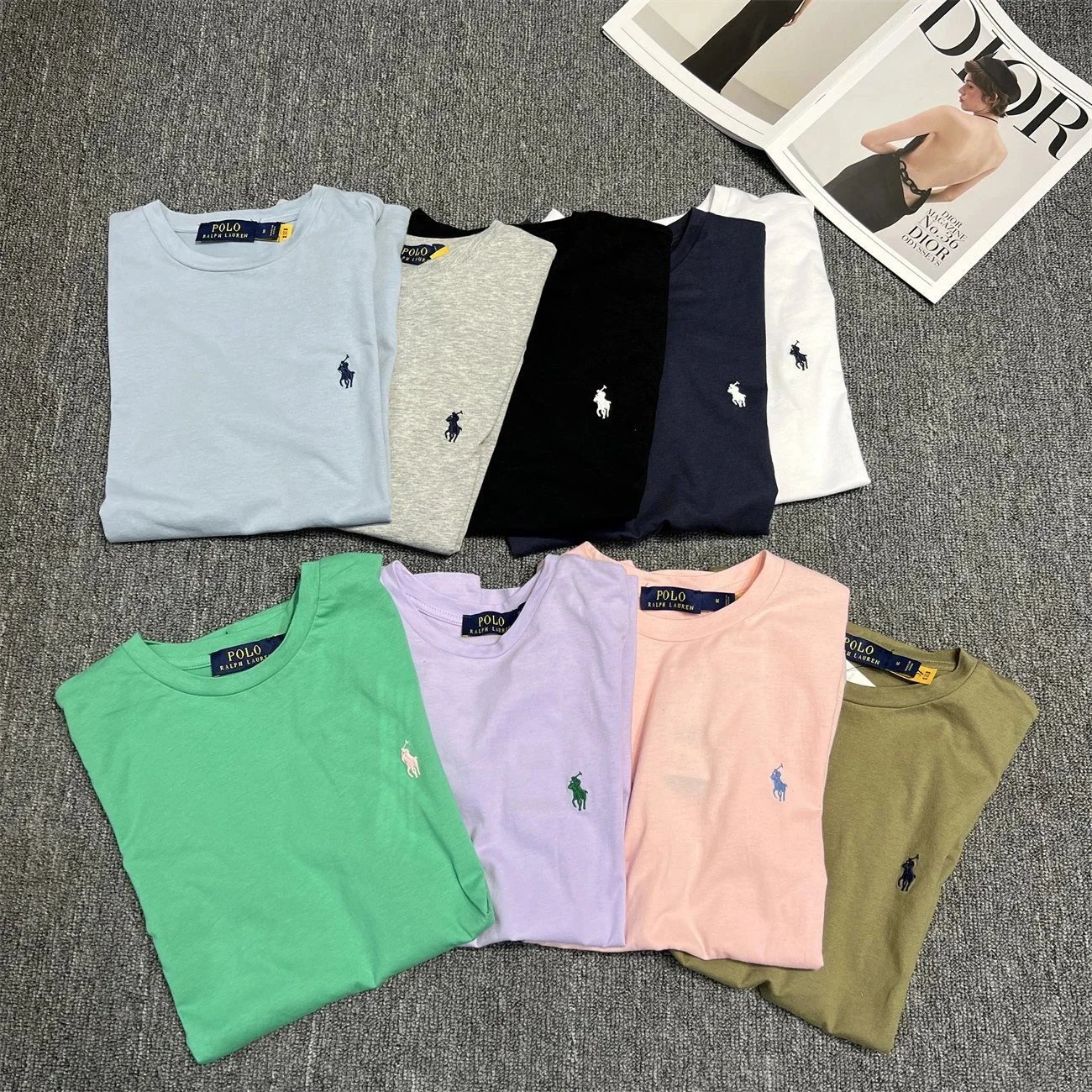 Polo Ralph Lauren Classic Logo T-Shirts in Multiple Colors - 134649