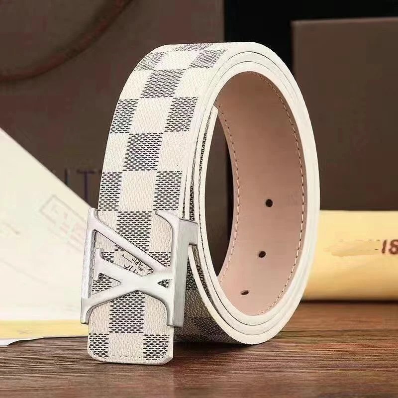 White grid silver buckle [complimentary hole punch]]
