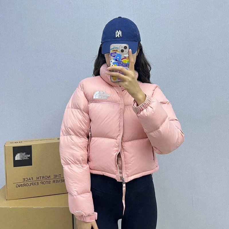 短款羽绒服亮面面包服防水显瘦保暖 - 134228