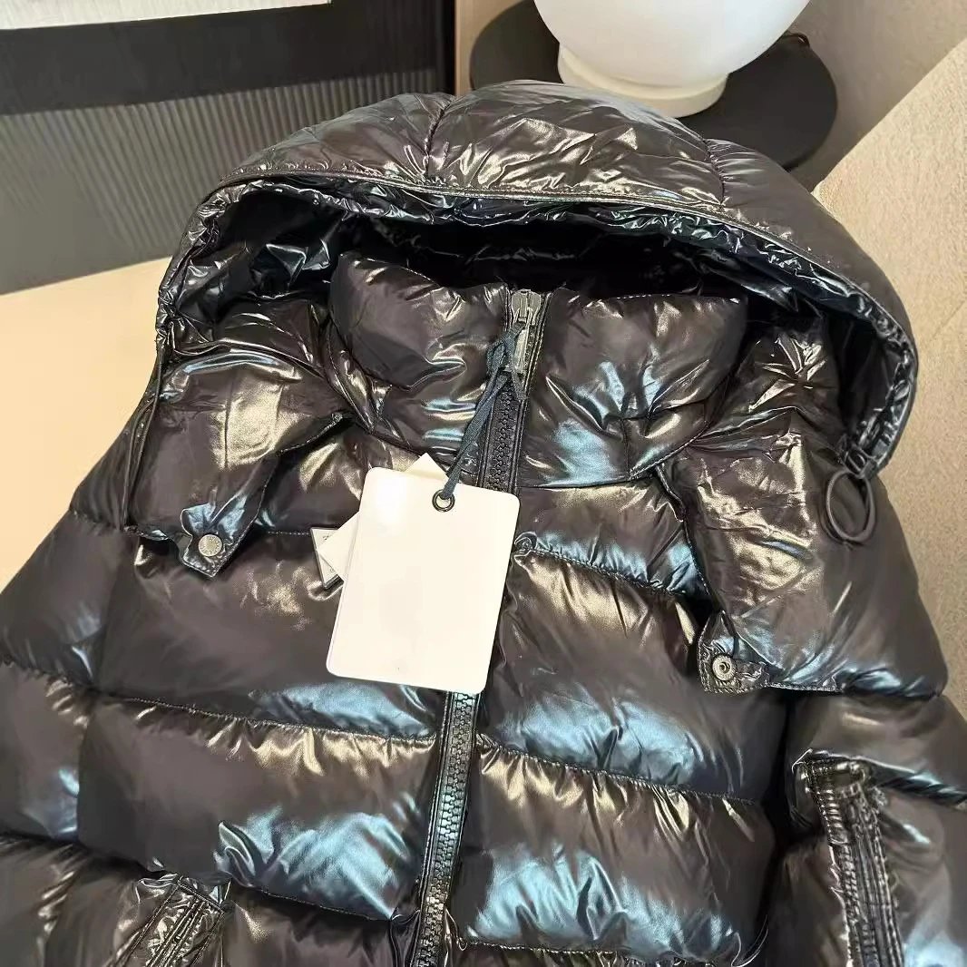 白鹅绒男女可拆连帽加厚保暖羽绒服男外套 - 134396