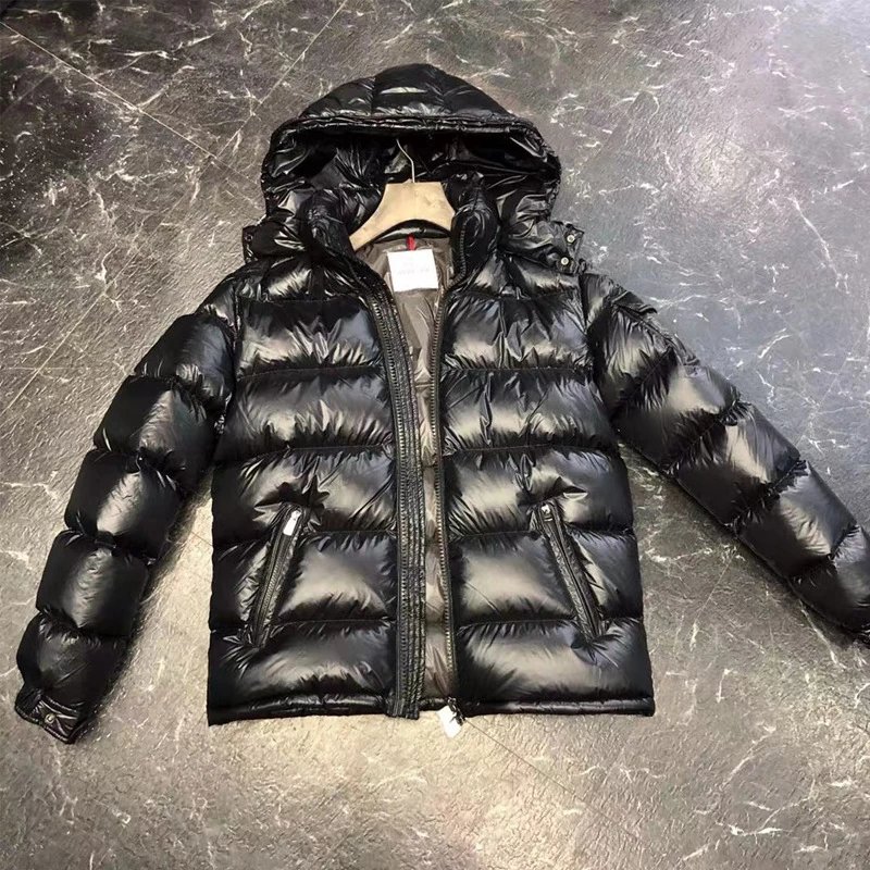 Moncler Black Puffer Jacket with Hood - 134985