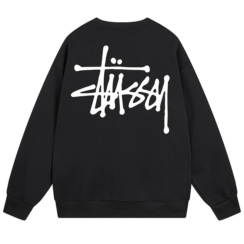 Crew Neck Sweatshirt Heavyweight High Version Padded Sweatshirt Couple's 11