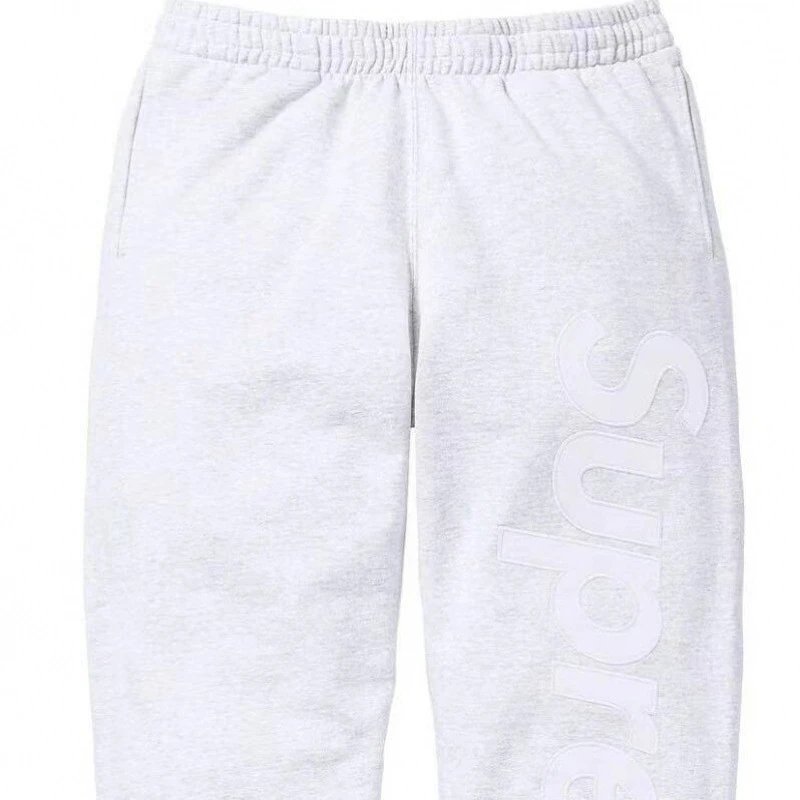 E559 White Grey (Big Letter Pants)