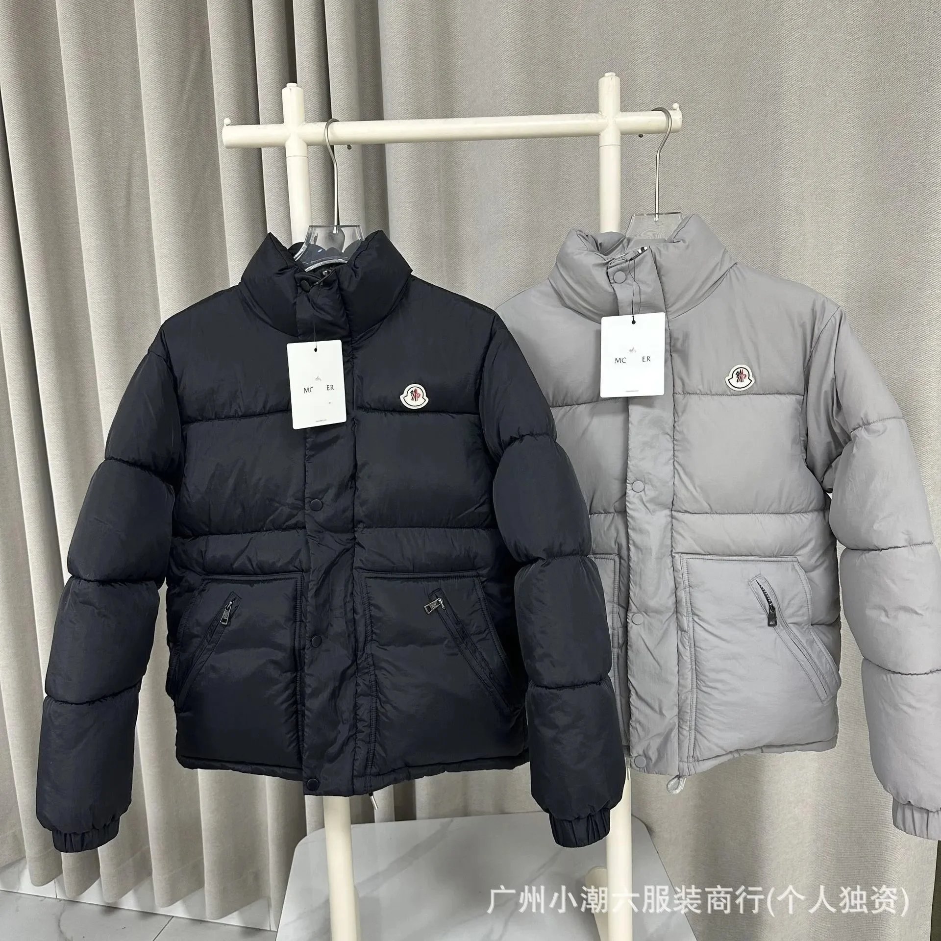 小标棉服男女同款面包服保暖加厚纯色情侣 - 135165