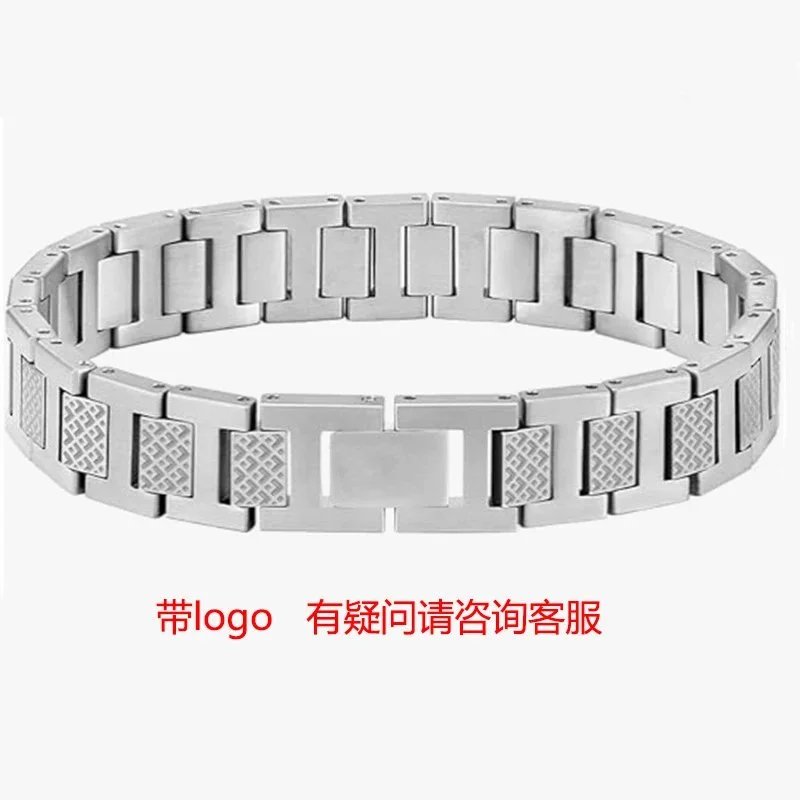 钛钢手链 男女款可调节表带链法国轻奢18K金热销不褪色手链手饰 - 135626