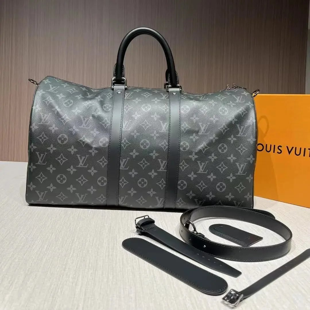 新款真皮50旅行包行李包大容量旅行袋出差旅游包手提包健身包休闲 - 134283