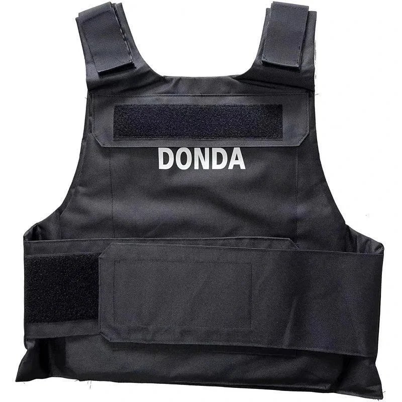 可改字Kanye坎爷DONDA战术背心马甲男嘻哈说唱潮 rapper vest - 134681