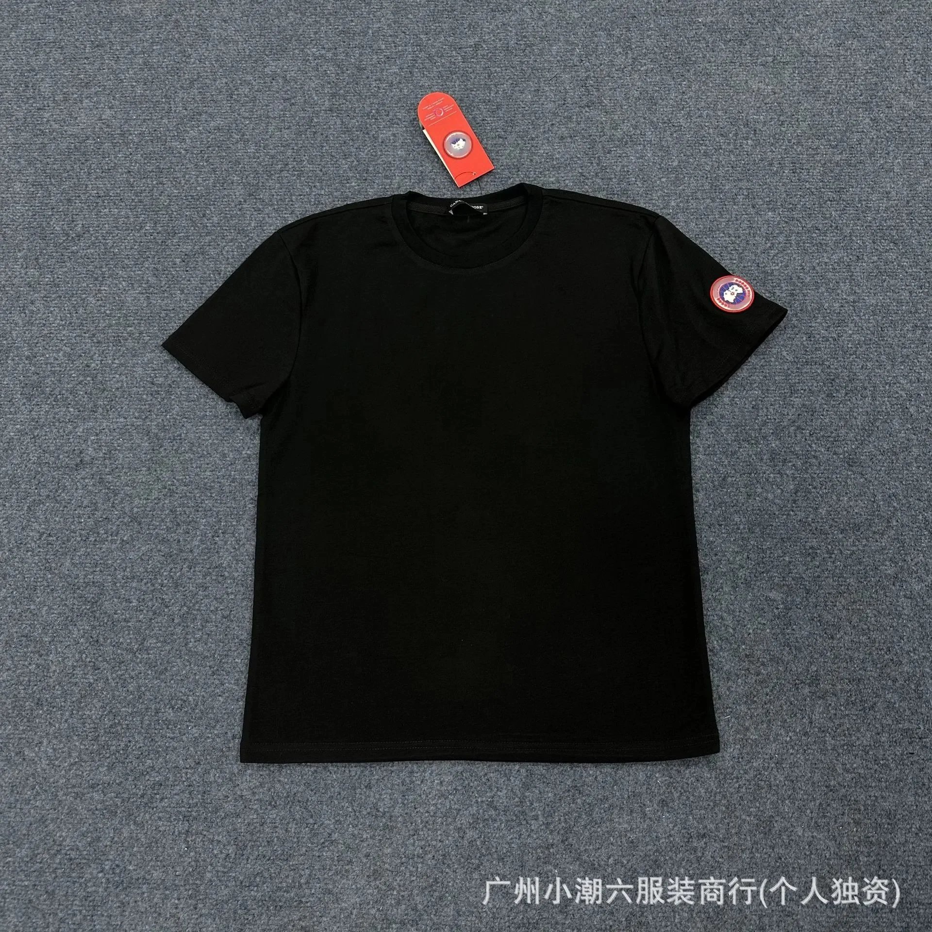 纯色t恤潮简约刺绣徽章短袖袖标男女通用 - 134704