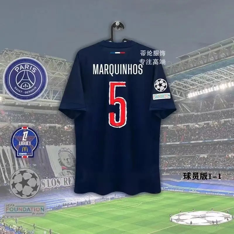 Paris Saint-Germain G. Ramos #9 Home Jersey Navy - 11