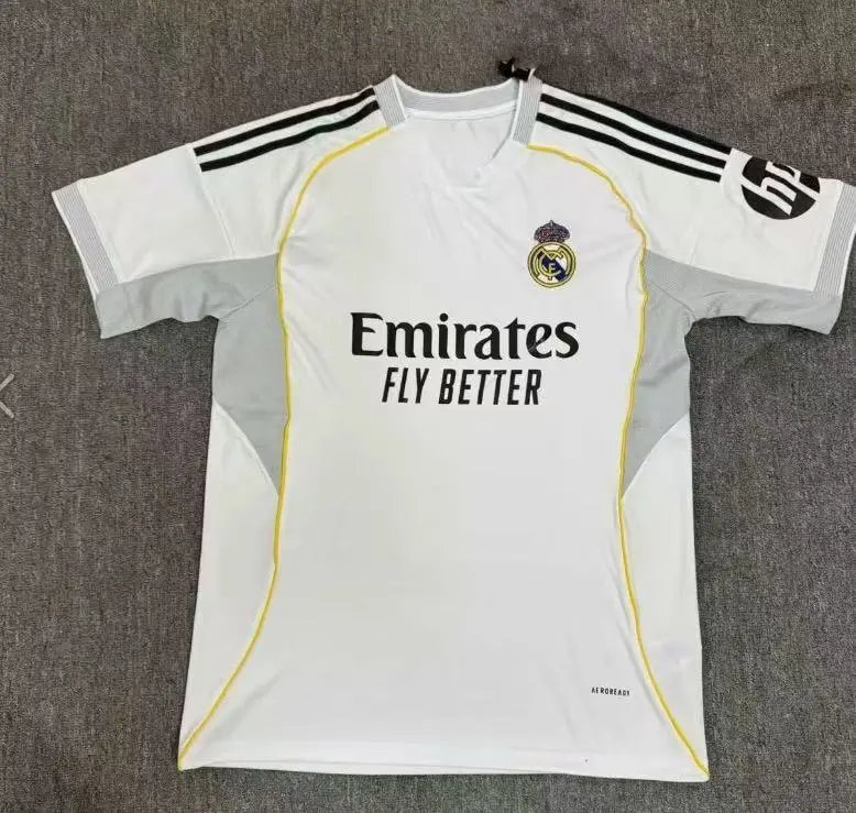 Real Madrid Adidas Home Jersey White/Grey 2024-25