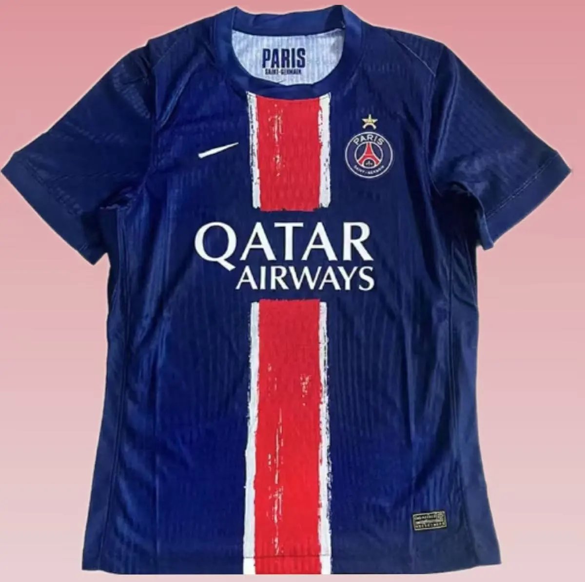 PSG Home Jersey Navy Blue Red White 2024 25