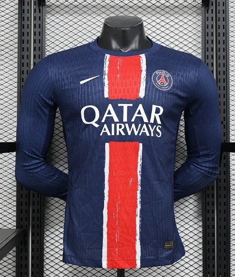 Nike PSG 2024/25 Home Long Sleeve Jersey Navy