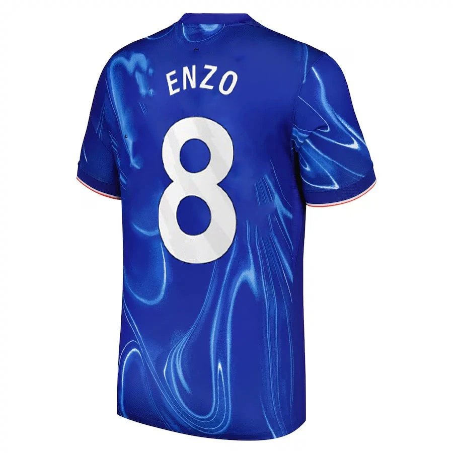 Nike Chelsea FC 2024/25 Home Jersey - Enzo #8 - Blue Liquid
