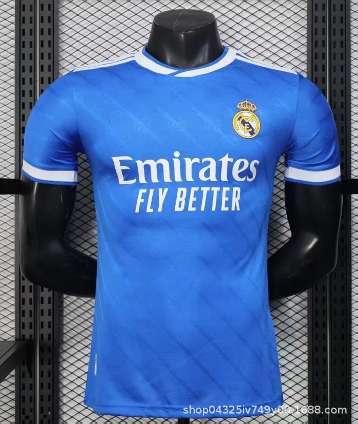 Adidas Real Madrid 2024-25 Third Player Version Jersey Blue