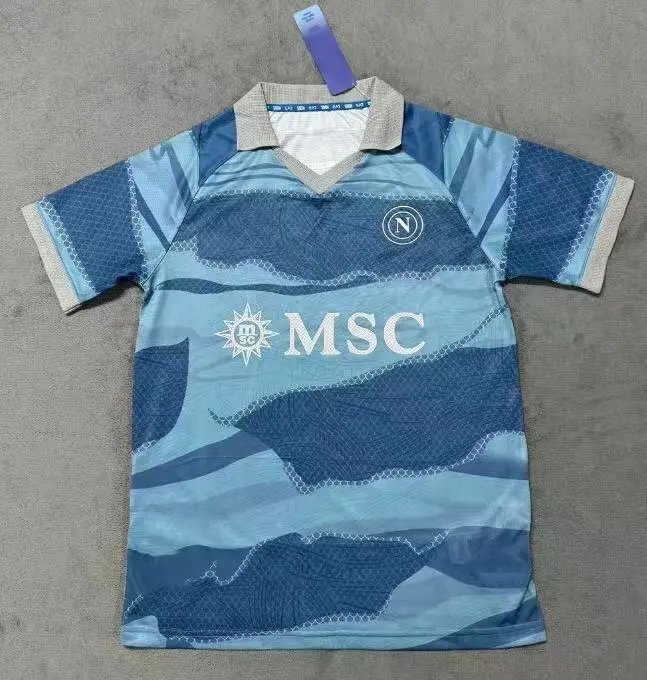 SSC Napoli 2024-25 Third Jersey Blue Camo